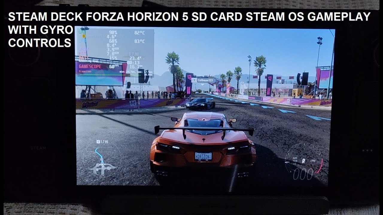 Steam Deck Gameplay - Forza Horizon 3