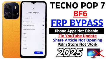 Tecno Pop 7 (BF6) Google Account Bypass | Tecno Pop 7 Frp Bypass Android 12 Without PC | New Method