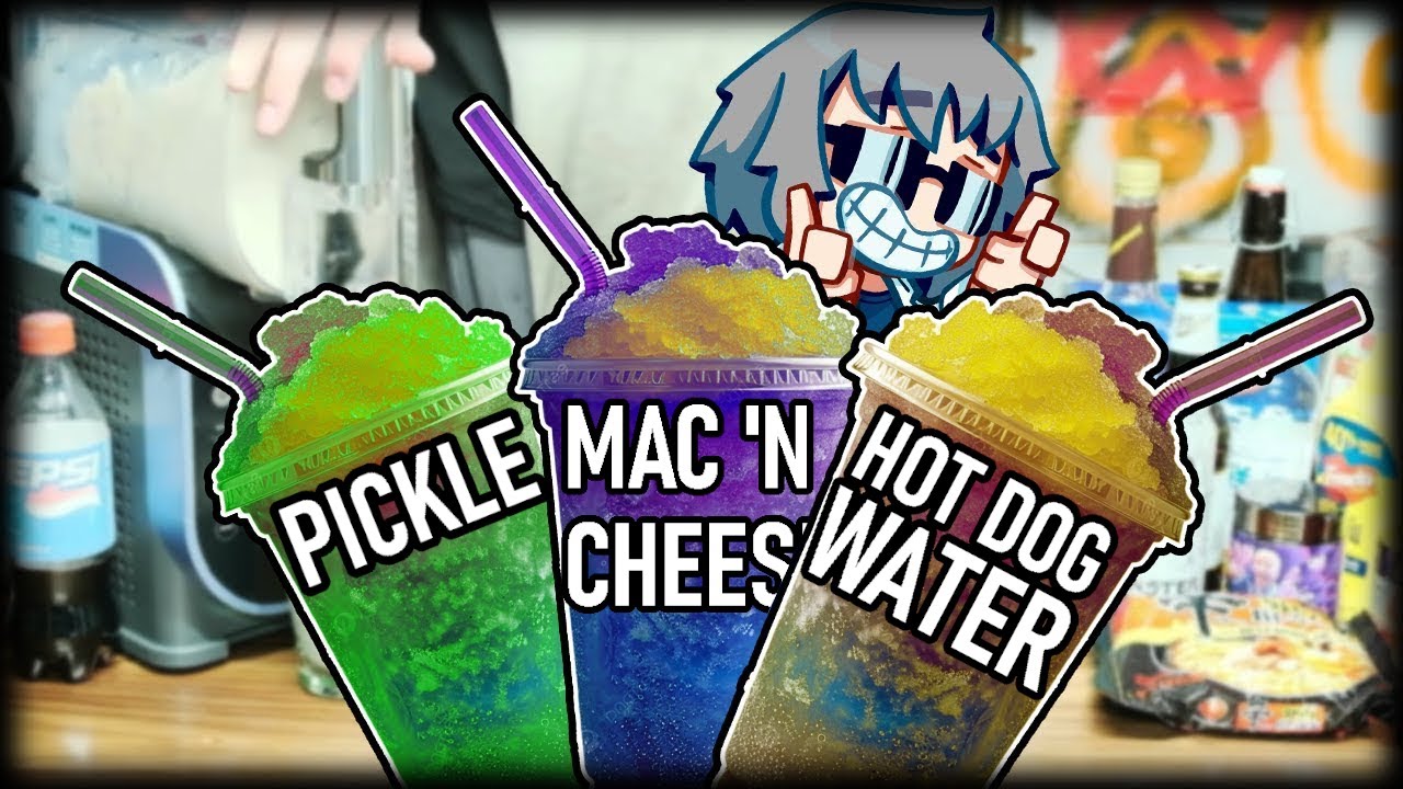 Making CURSED SLUSHIES and DRINKING THEM