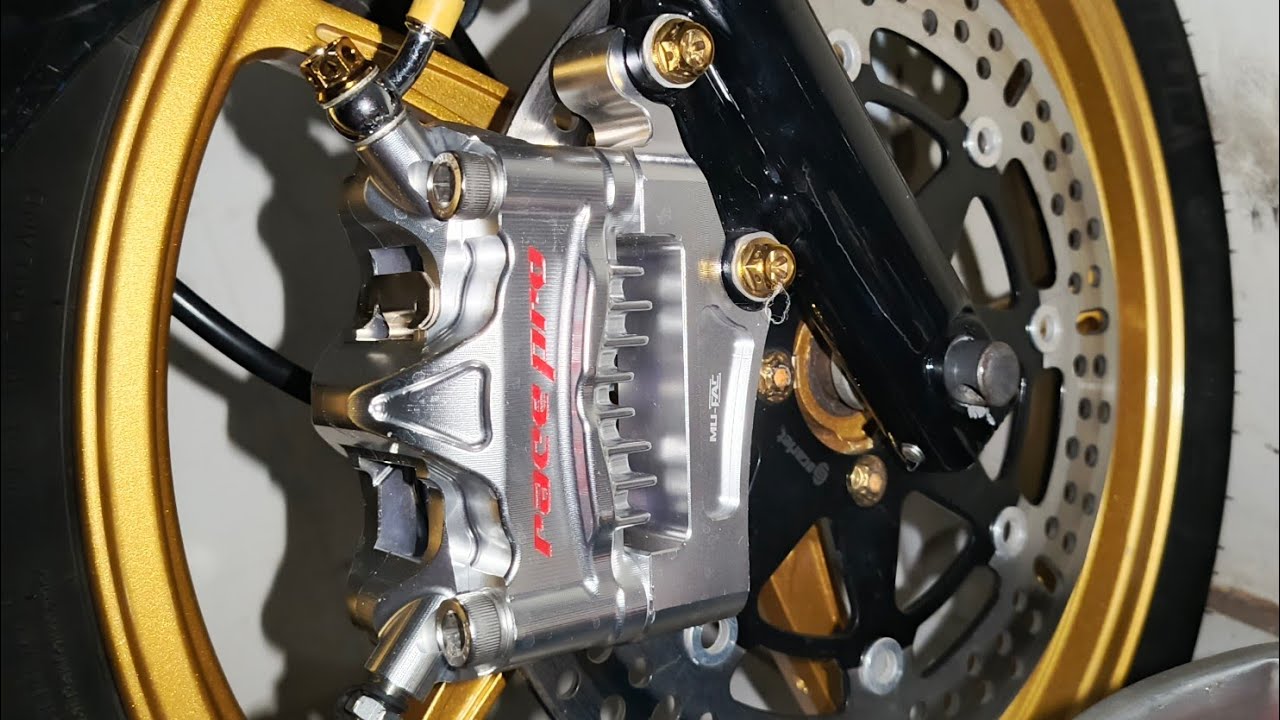 Kaliper 4P race pro 2pcs NO monoblock Terlihat mewah harga bersahabat 