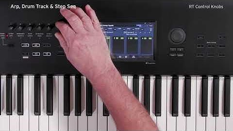 KORG NAUTILUS Video Manual Part 4   Arpeggiator, Drum Track  Step Sequencer