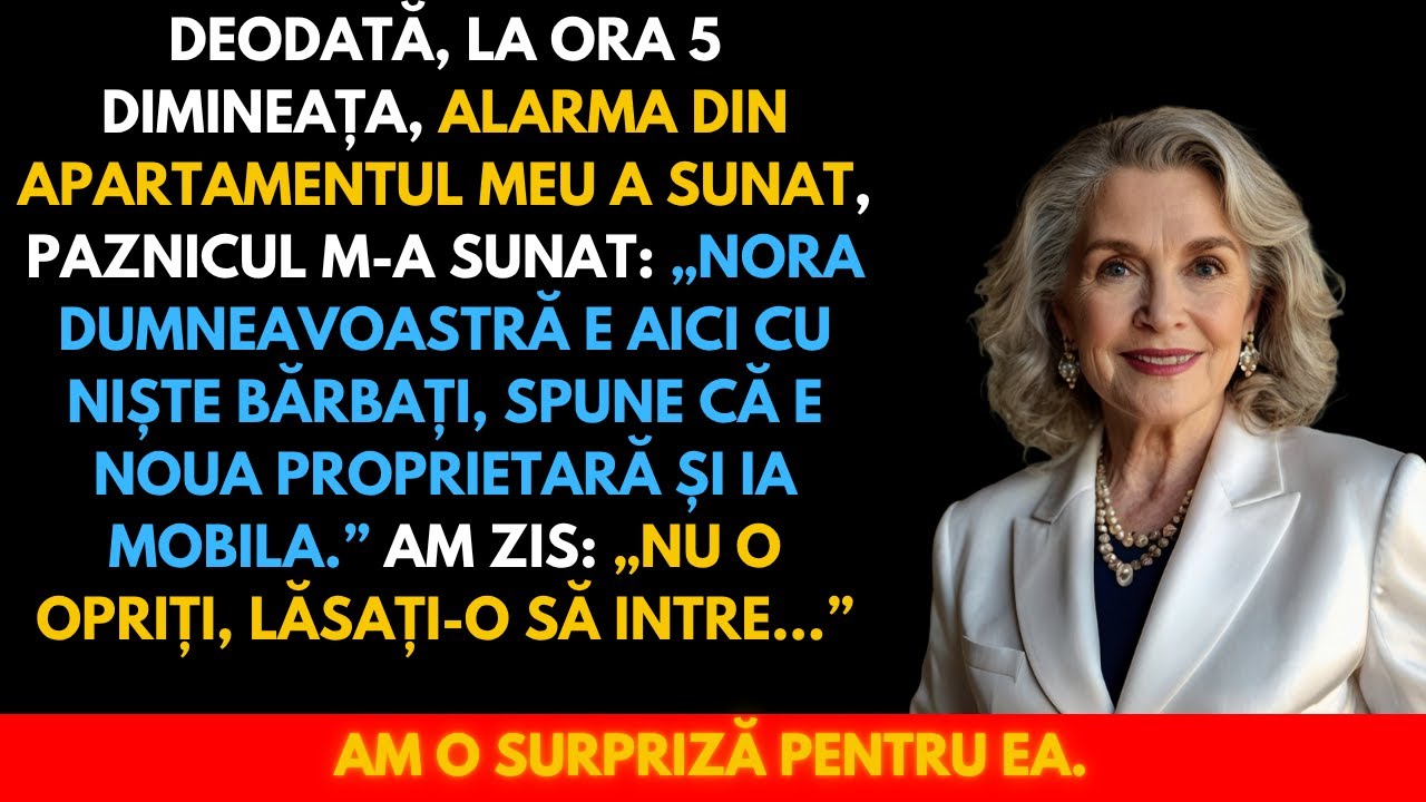 La cinci dimineața, am primit un telefon: „Nora ta e aici cu niște bărbați, spune că…”