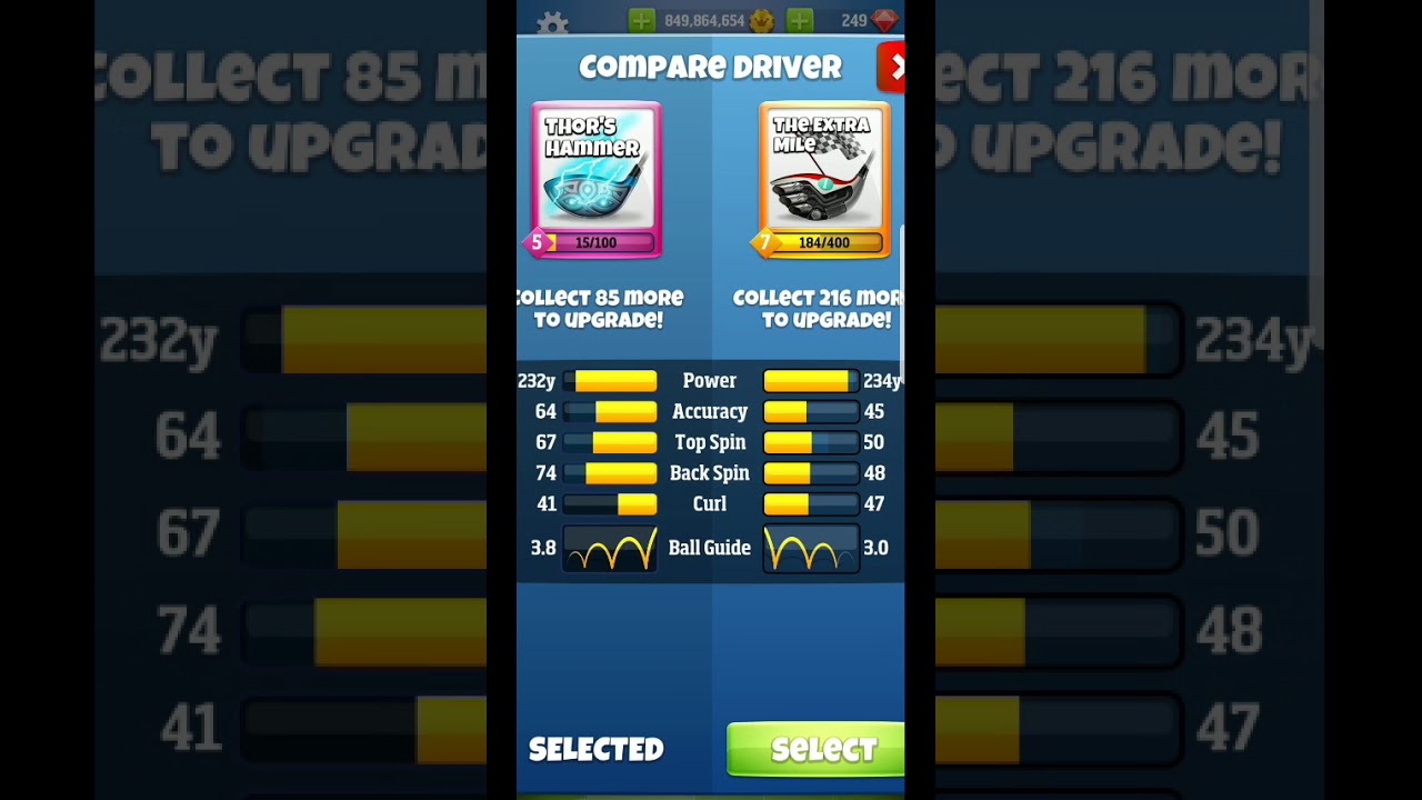 Golf Clash Club and ball selection tips and strategies to grinding