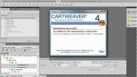 Cartweaver 4 - 7 minute install
