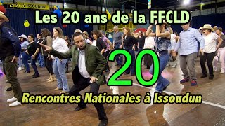 Les Rencontres Nationales à Issoudun, la FFCLD fête ses 20 ans, côté bal (10) samedi 23 mars 2024