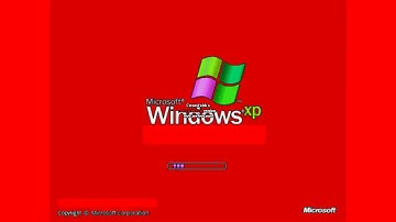 Windows XP Enhanced with Red Paint