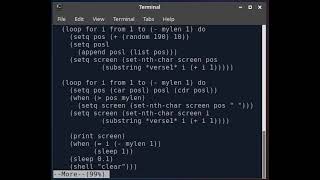 LISP Program to Unscramble Letters to Ps 23 v1.