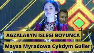 Maysa Myradowa Cykdym Guller Yanlan Diyarym Mary welayat 2020 Janly Sesim