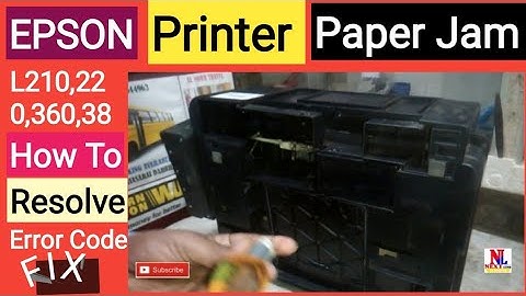 How to solve Paper Jam Epson L210/L220/L360/L380