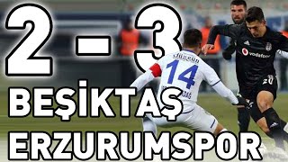 Beşiktaş Erzurumspor Maç Özeti̇ Beşiktaş Elendi̇