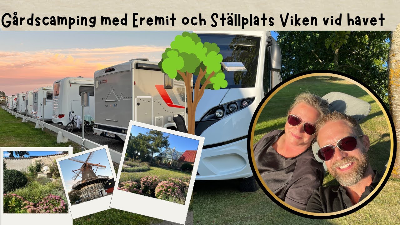 Mysig gårdscamping och en sväng till havet