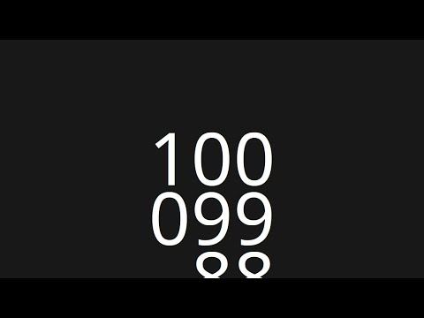 100 Second Countup Timer