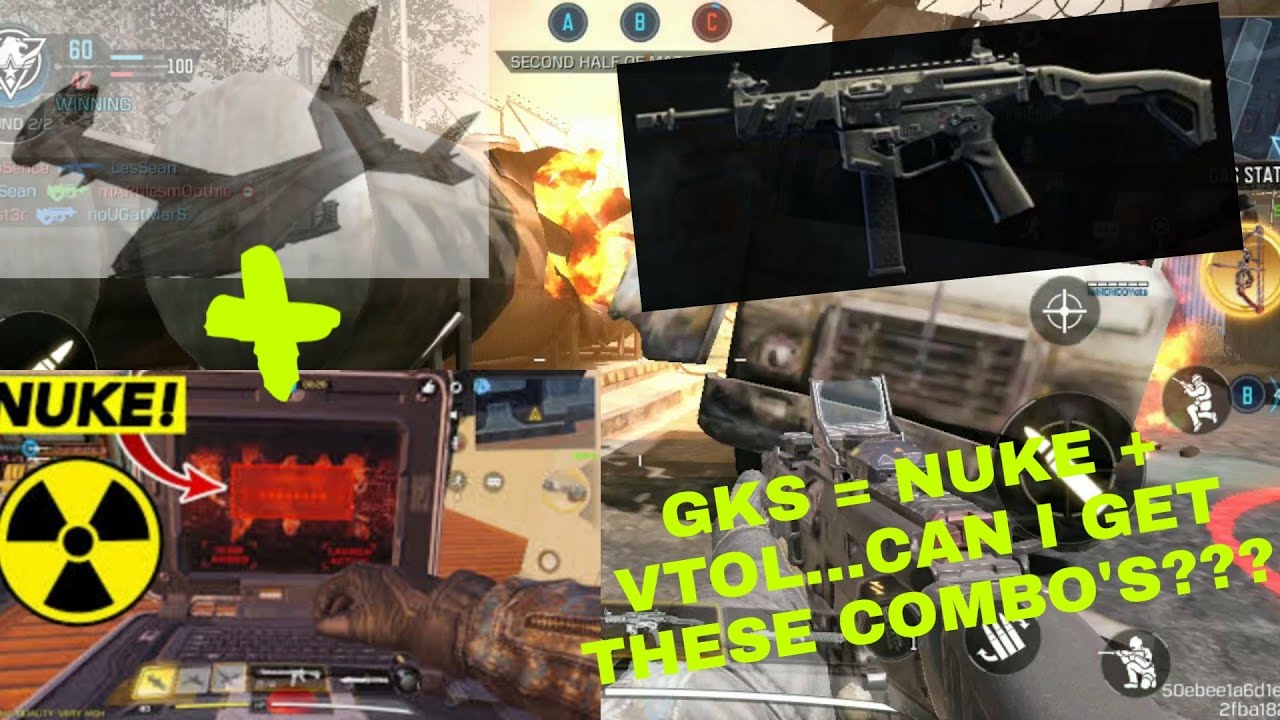 NUKE + VTOL GAMEPLAY WITH GKS SMG (30-0) | CALL OF DUTY : MOBILE - YouTube