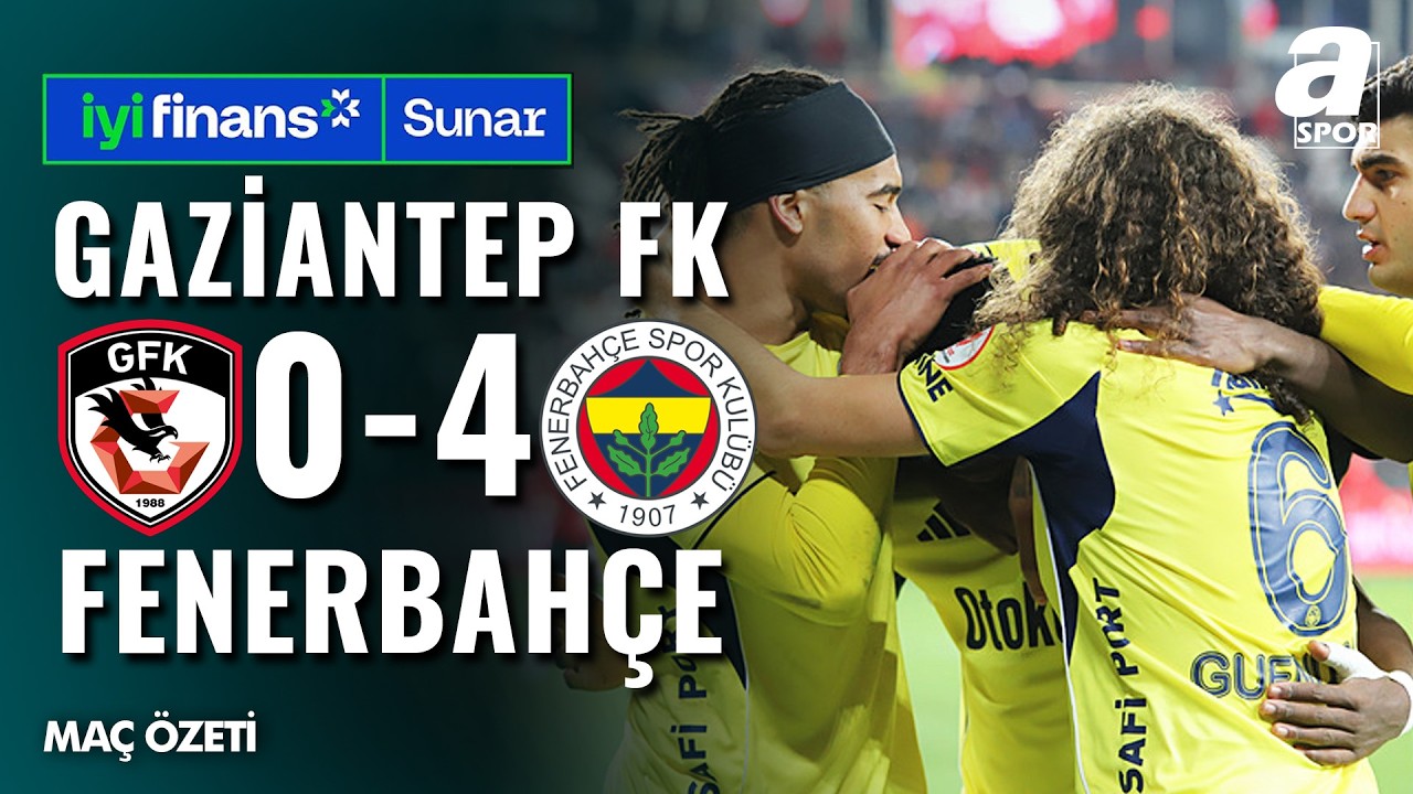 Gaziantep FK 0 - 4 Fenerbahçe | MAÇ ÖZETİ | Ziraat Türkiye Kupası C Grubu 4. Hafta | 04.03.2026