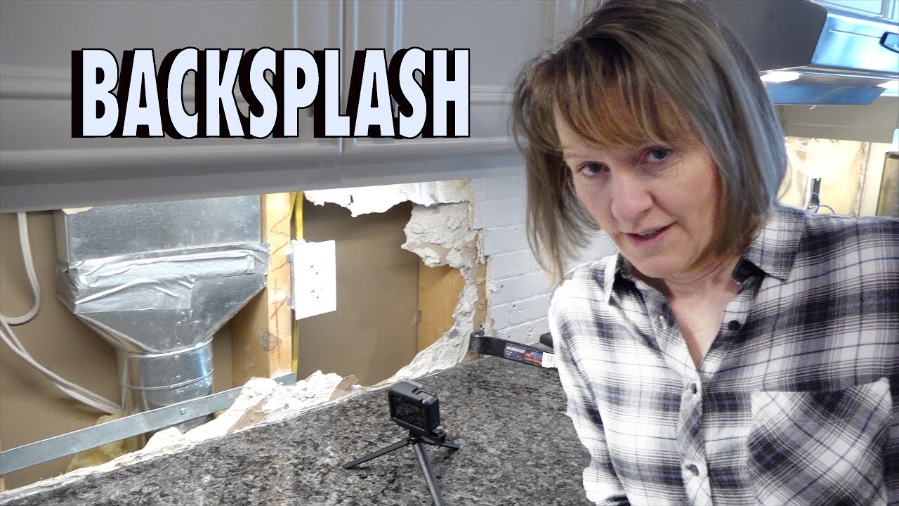 How to Install a Kitchen Tile Backsplash 🔨🧱BB Renos e012 - YouTube