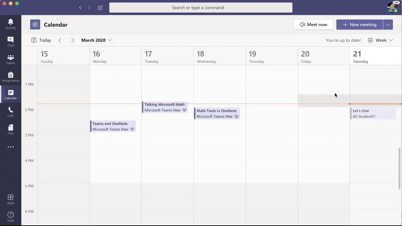 Join a meeting from Microsoft Teams Meetings Calendar YouTube