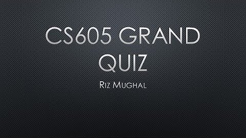 cs605 midterm preparation || cs605 mid term mcqs