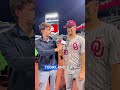 Oklahoma's Jason Walk, Dasan Harris Are "Cold-Blooded Killers" 🥶 #MCWS #CWS #Omaha #BoomerSooner