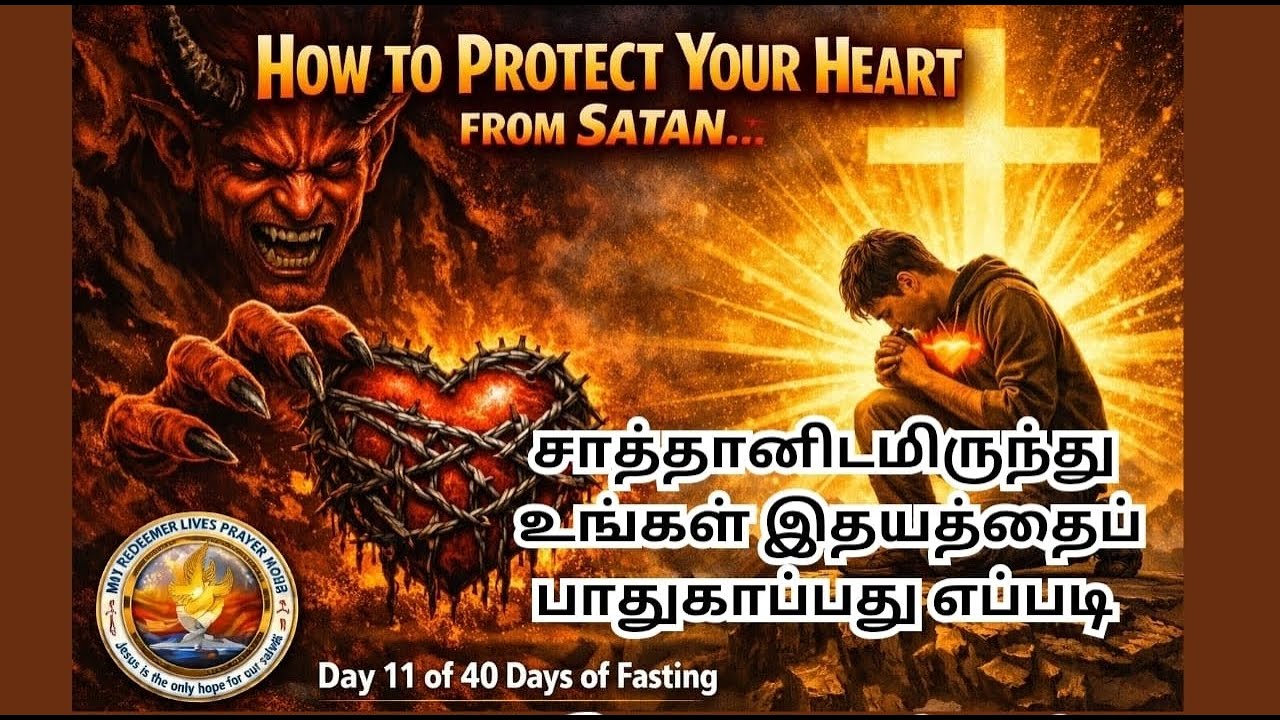 சாத்தானிடமிருந்து உங்கள் இதயத்தைப் பாதுகாப்பது எப்படி - MRLPH Live Podcast Day 11 of 40 Days