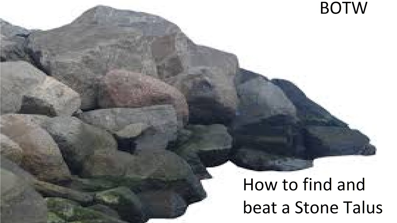 BOTW How to find and kill a Stone Talus YouTube