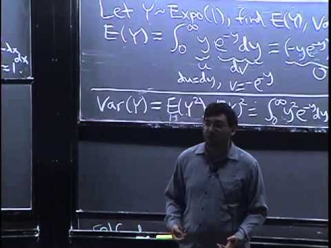 Lecture 16: Exponential Distribution | Statistics 110