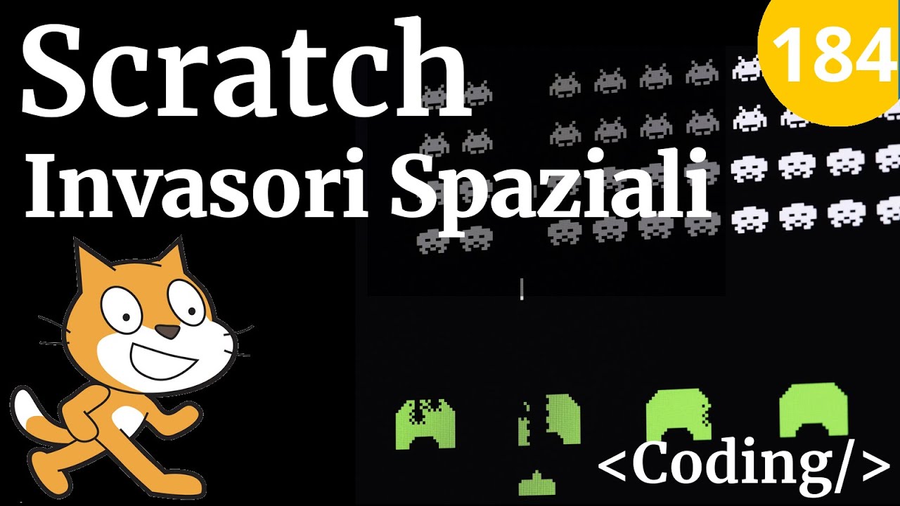 Realizziamo un clone di Space Invaders con Scratch - Video 184 - YouTube