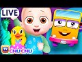 Happy Holidays!!! ChuChu TV Holiday Songs for Children - Wheels on the bus - Nursery Rhymes LIVE