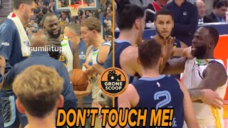 Draymond Green FIRES BACK After Zach Edey’s Shove Sparks a Court-Side Scrum! 