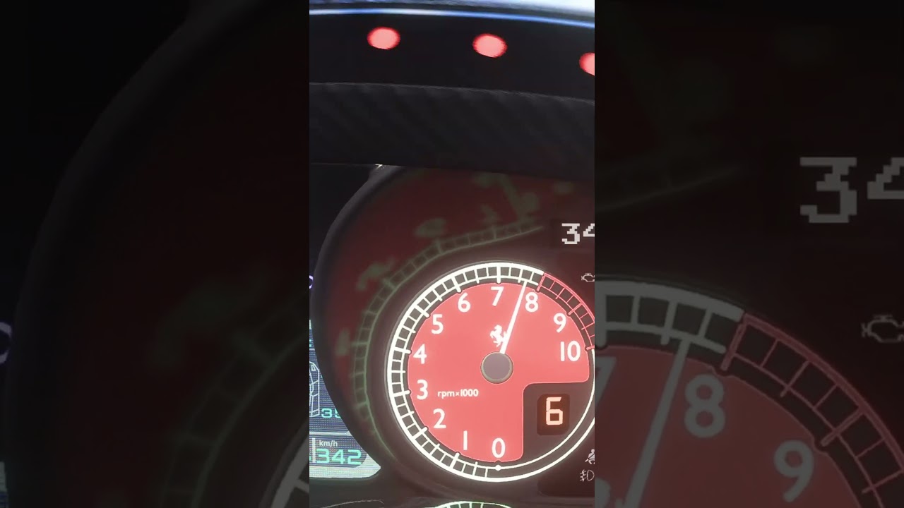 Ferrari Enzo 6.0 L V12 Engine Sound and Top Speed