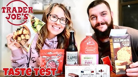 March Trader Joe’s Taste Test video of all their New Items 😋