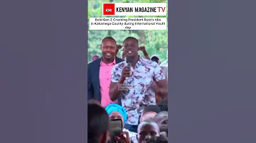 RAIS PIA MIMI NIPANGE VILE UNAPANGANGA WATU Gen Z To Ruto Uko Kakamega 