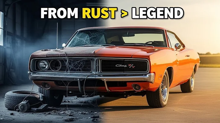 ASMR Car Restoration  Full Rebuild of Dodge Charger RT 1970 from Abandoned Rusty Condition to Shiny