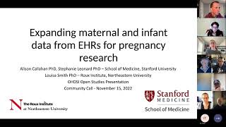 Expanding maternal and infant data from EHRs for pregnancy research (Nov. 15 Community Call)