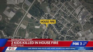 Perryville house fire claims lives of two children