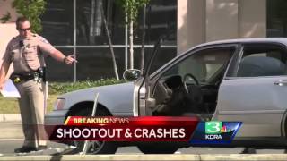 Sacramento police: Fight leads to shooting, 2 crashes