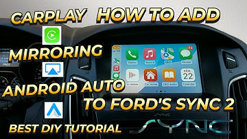 How to Add Carplay & Android Auto to Sync 2 Ford Focus Mondeo Fiesta C max Escape CarABC