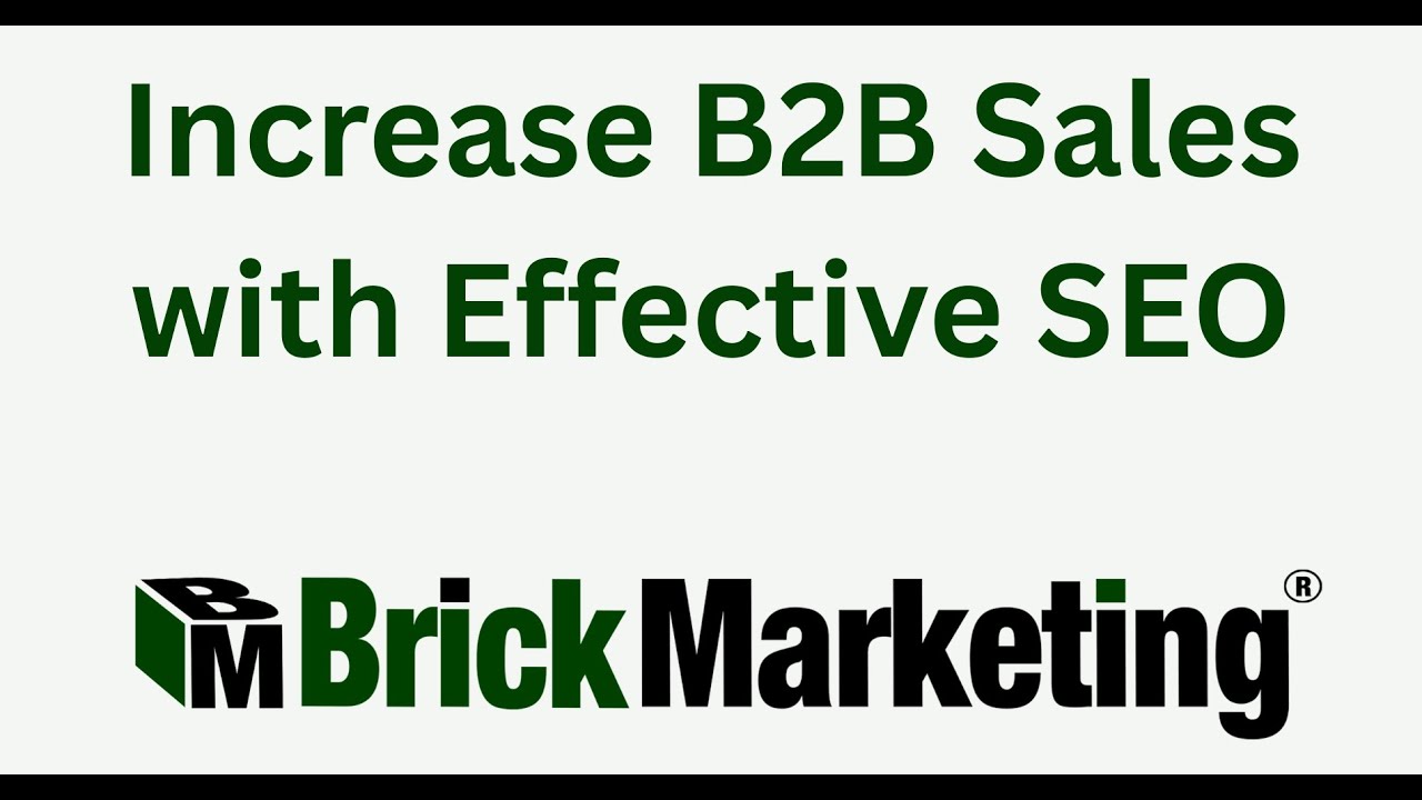Increase B2B Sales with Effective SEO