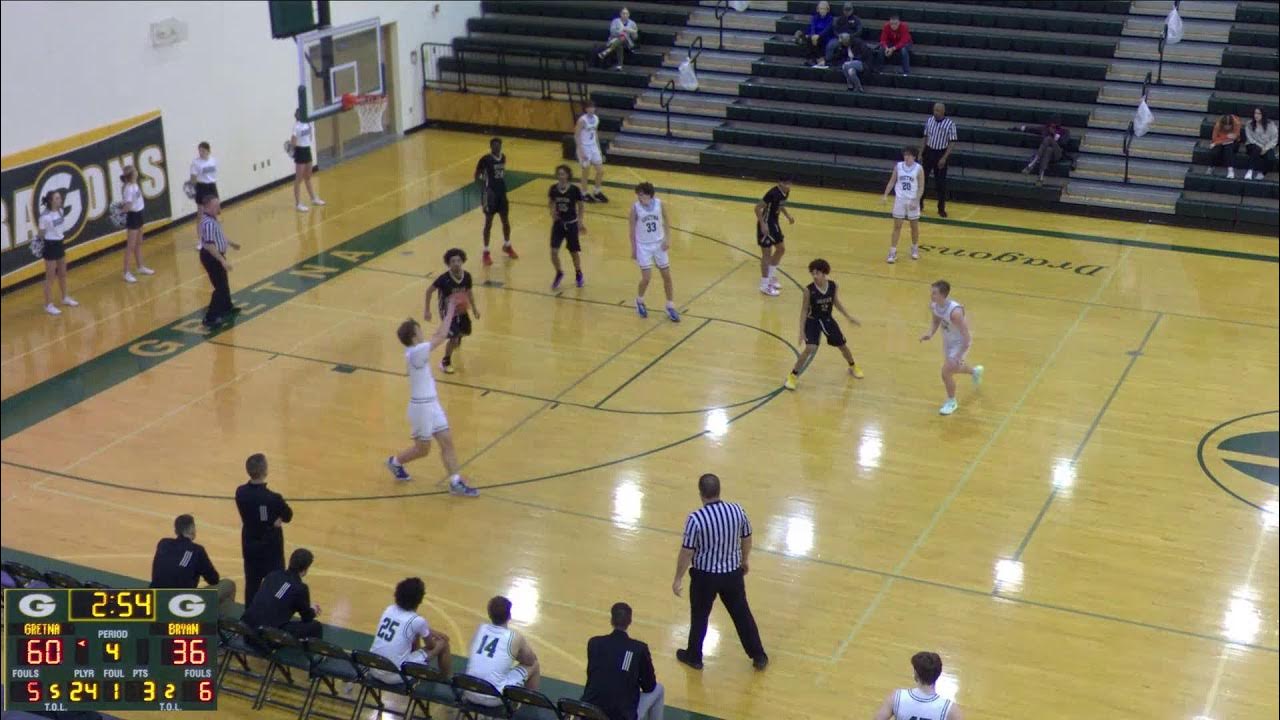 Gretna vs Omaha Bryan Public High School Boys' Varsity Basketball YouTube