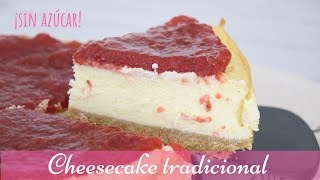 Cheesecake tradicional ¡sin azúcar! #SabrinaSeaOfColors #RecetasSinAzucar