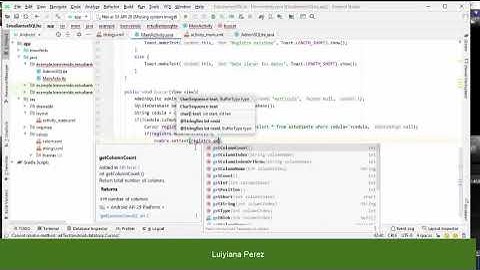 Buscar, Actualizar y Eliminar datos en SQLite Android Studio