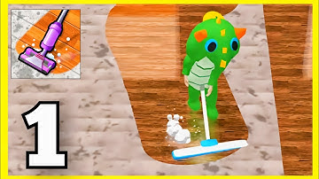 Flooring Master - Simulation Gameplay Walkthrough Part 1 (Android iOS) Cleaning Gameplay