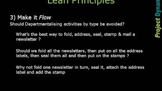 The Meaning of Lean (TMoL) 6 - Flow, Pull & Perfection