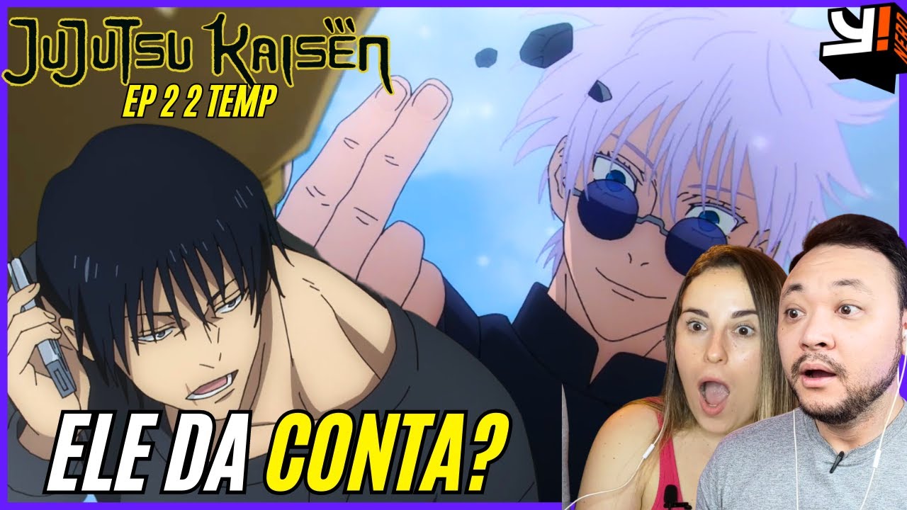 REACT: JUJUTSU KAISEN 2 Temporada Episódio 3/SATORU GOJO VS TOJI FUSHIGURO!  