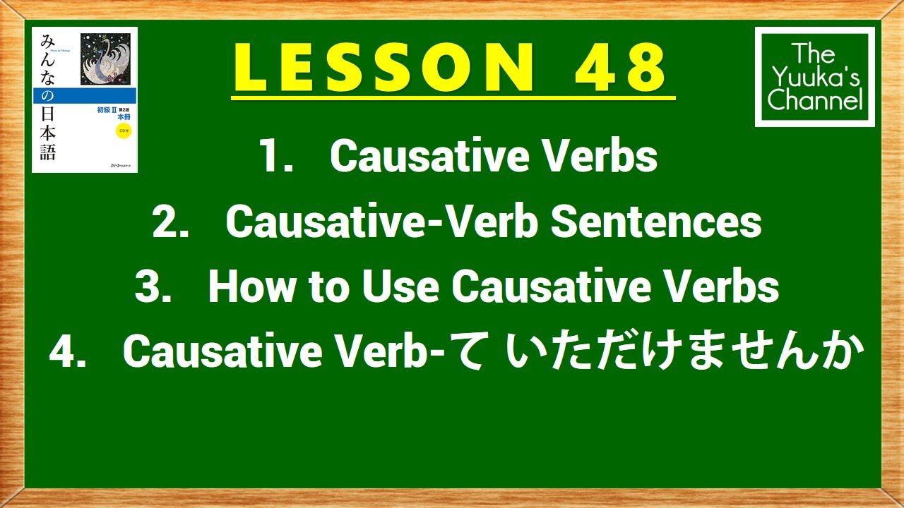Japanese Lesson 48 | Minna No Nihongo