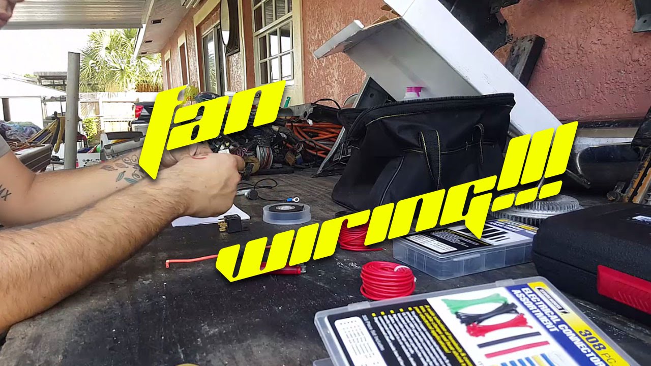 E36 Drift Car Fan Wiring