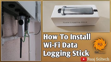 How To Install Wi Fi Data Logging Stick || Solis Inverter || Raaj Soltech