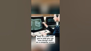Throwback to 1982: The Dawn of Computer-Aided Design #catia