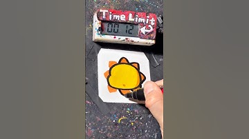 【ASMR】Drawing Mr.Sun(Kawaii Sprunki) in 40Sec