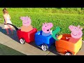 Peppa Pig Three Little Pigs Nursery Rhyme Song / Story | Children & Kids Video with Cora