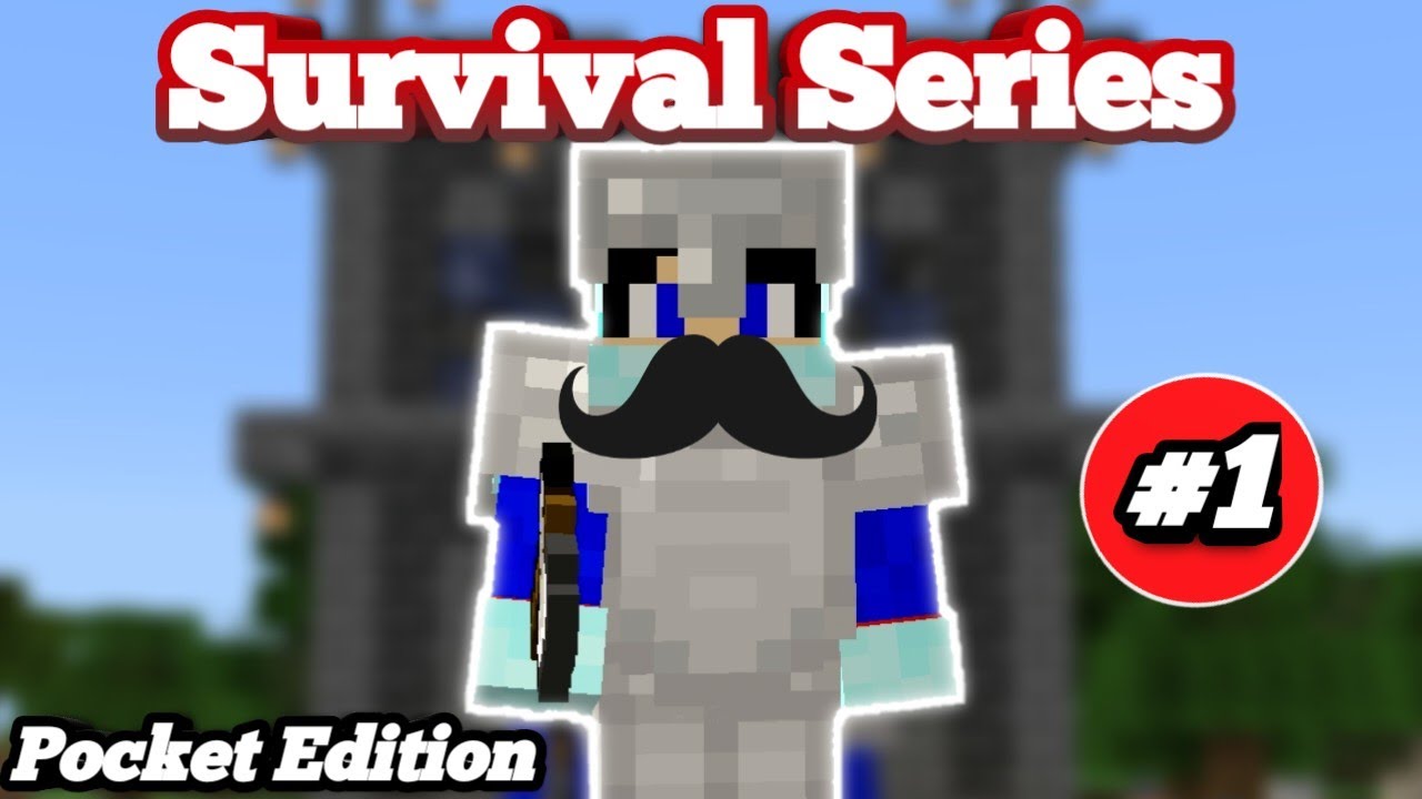 Minecraft Pe Survival series EP-1 in Hindi 1.19 | I made survival house ...